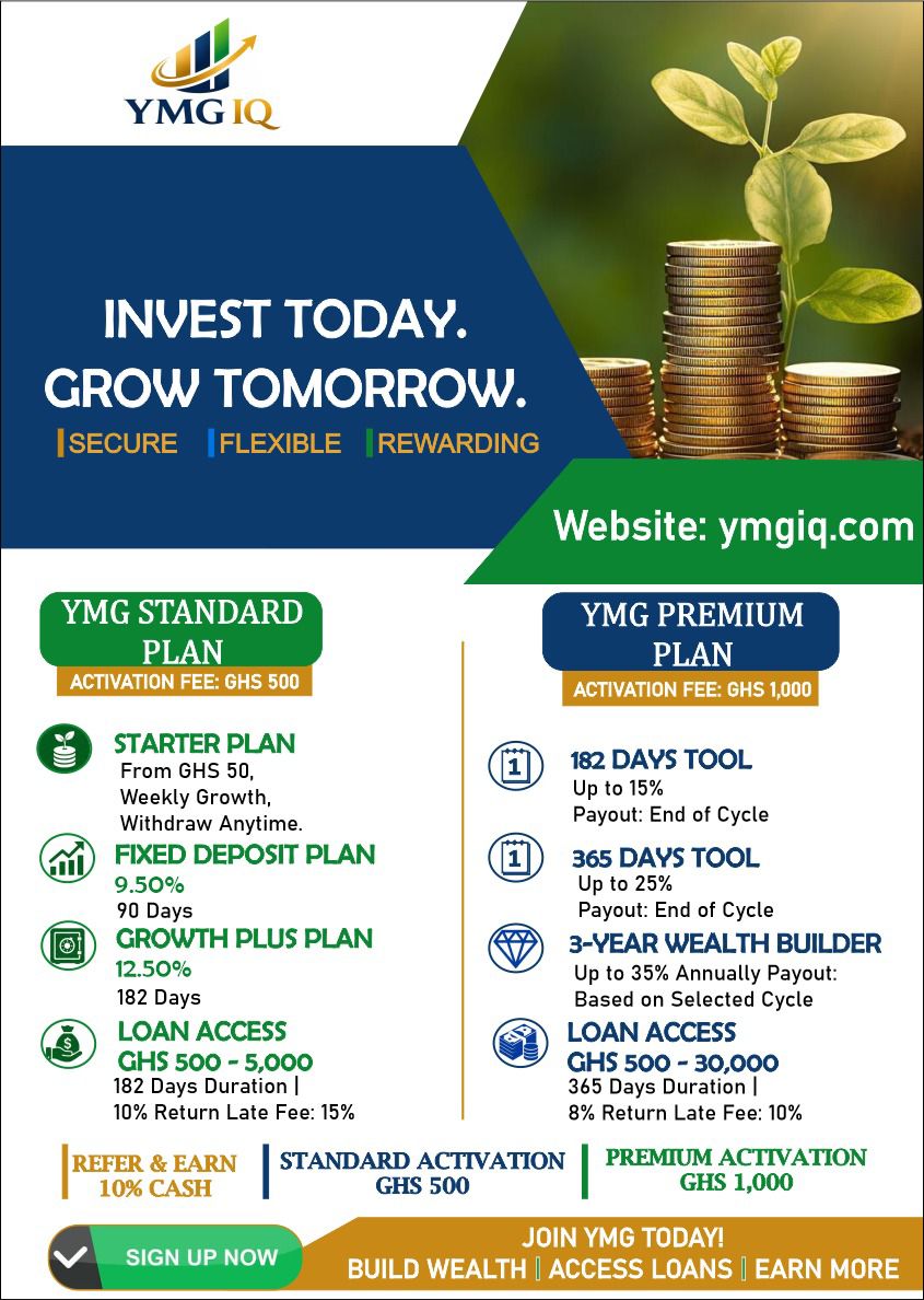 YMG IQ Smart Savings and Investment Platform Ghana